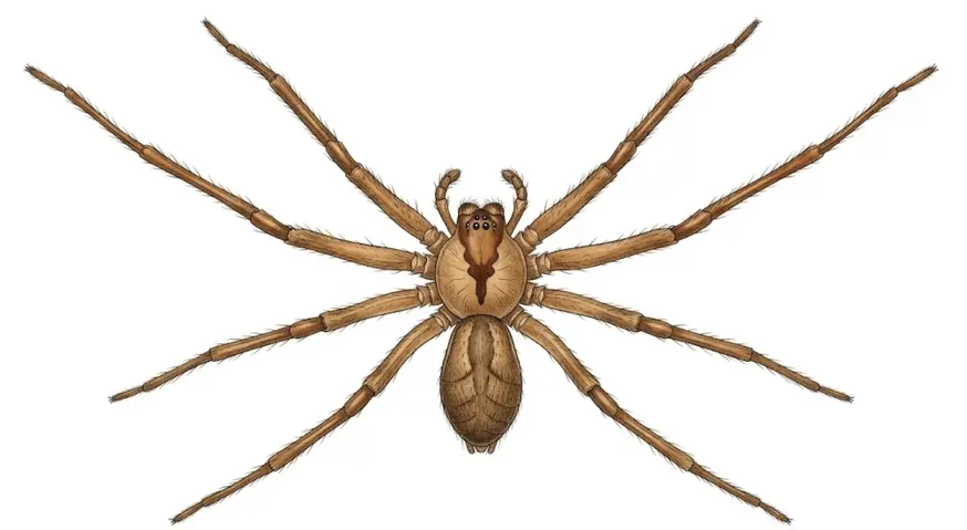 Wolf spider close-up